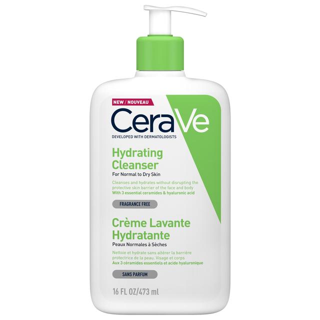 Nettoyant hydratant Cerave avec de l'acide hyaluronique 473 ml