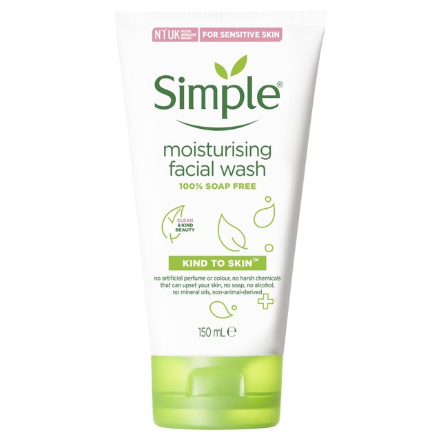 Simple Kind to Skin Gel Limpiador Facial Hidratante 150ml 