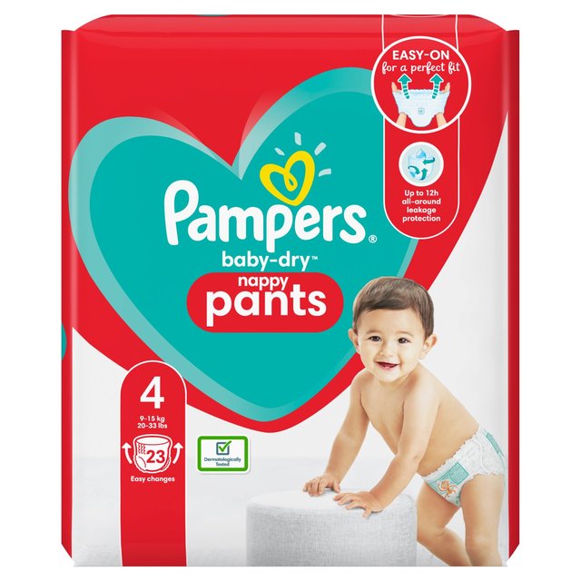 Diapering :: Pampers Diapers Pants Size 4, 28 Pieces