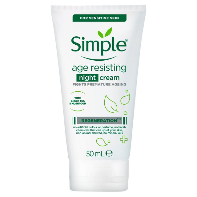 Regeneración simple Edad resistente a la crema de noche 50 ml
