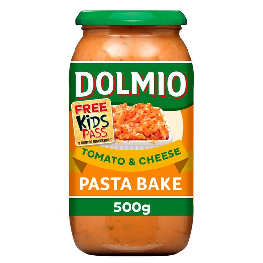 Dolmio tomate et pâtes au fromage Bake 500g
