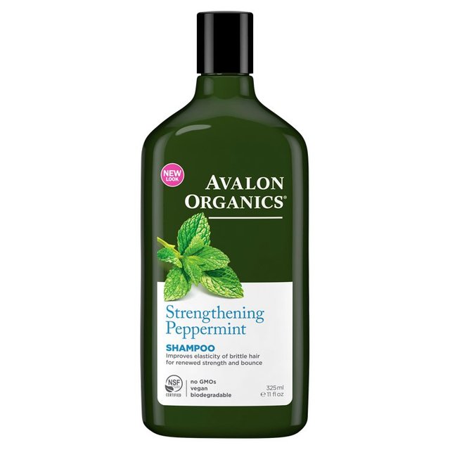 Avalon Organic Peppermint Strengthening Shampoo Vegan 325ml